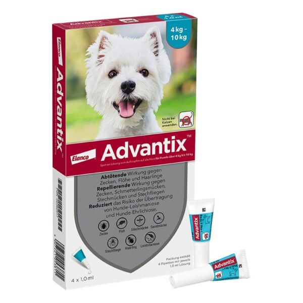 Advantix Spot-on Hund 4-10 kg Lösung