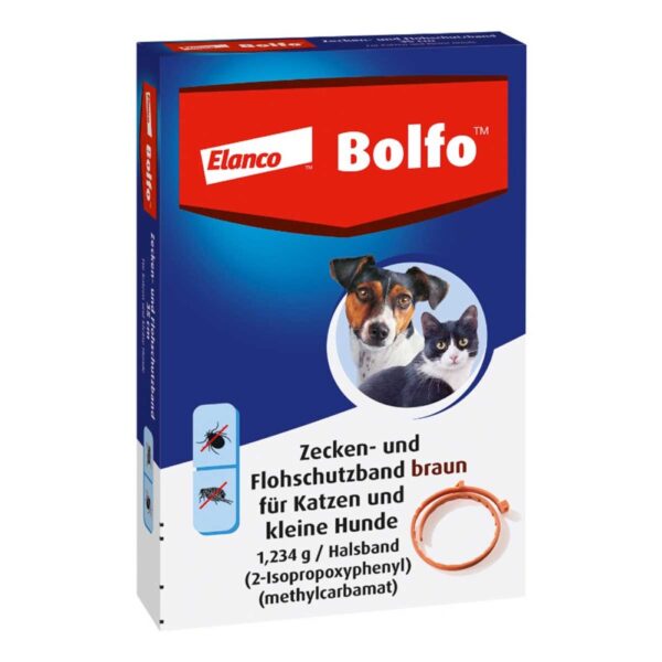 Bolfo Floh- und Zeckenschutzband für kleine Hunde und Katzen