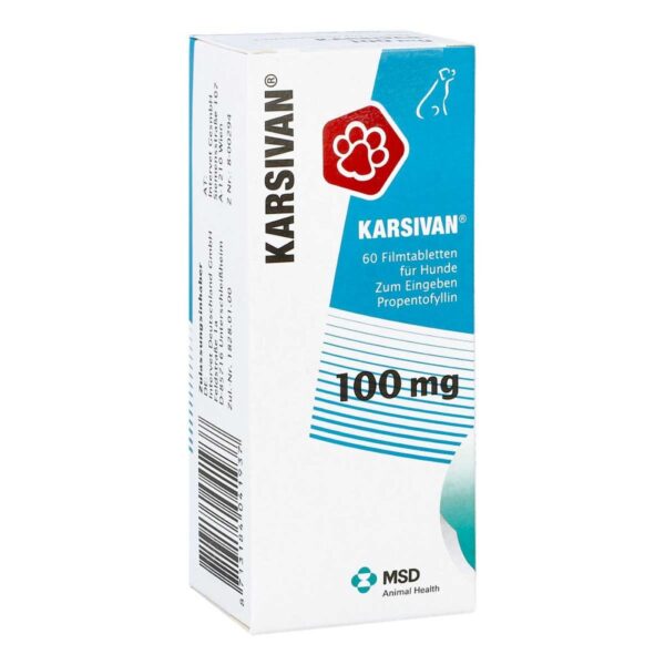 Karsivan 100 veterinär Filmtabletten