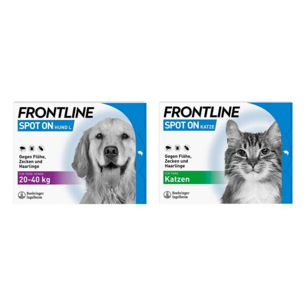 Frontline Spot On Hund L und Katze Vorteils-Set