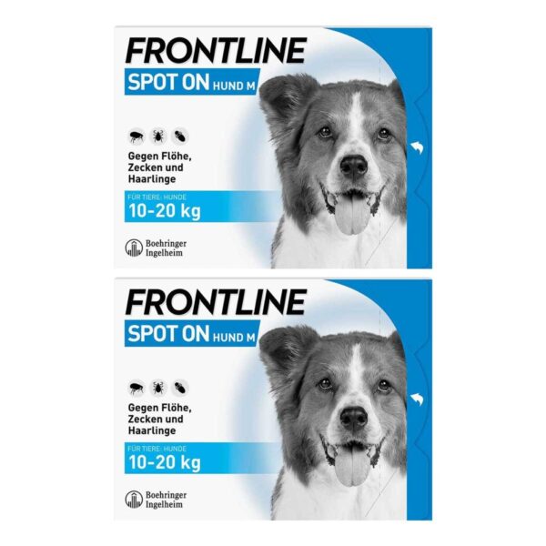 FRONTLINE SPOT ON Hund gegen Zecken Flöhe & Haarlinge 10-20 kg