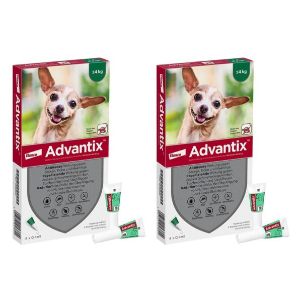 Advantix Spot-on Hund bis 4 kg Lösung