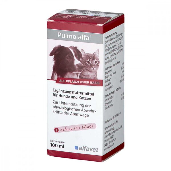 Pulmo Alfa für Hunde und Katzen