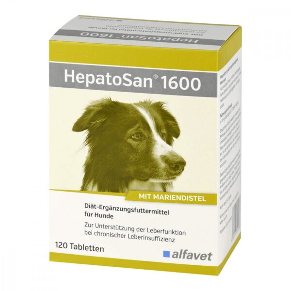 Hepatosan 1600 Tab.ergänzungsfutterm.f.hund/katze