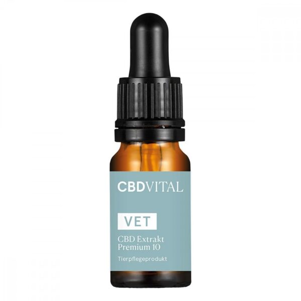 Vet CBD Extrakt Premium 10% CBD VITAL Tropfen für Hunde