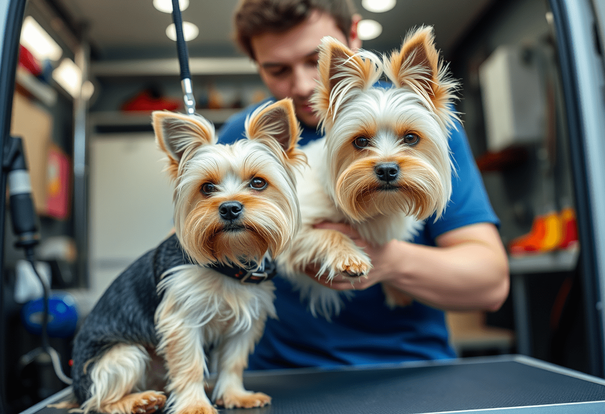 mobile Hundefriseure bieten großen Komfort und Services